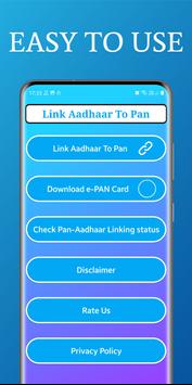 Link Pan To Aadhaar-लिंक पैन screenshot 1