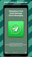 WhatsDirect Chat Quick Message plakat