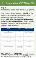 linksys router setup guide capture d'écran 3