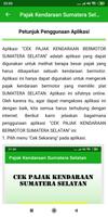 Cek Pajak Kendaraan Sumatera Selatan ảnh chụp màn hình 1