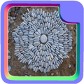 Grey Garden Pebbles Design