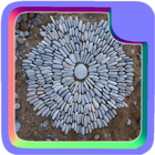 Grey Garden Pebbles Design icon