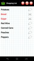 Shopping list screenshot 2