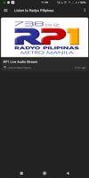 Listen to Radyo Pilipinas RP1 capture d'écran 1