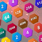 2048 hex Connect - 2048 hexagon Puzzle game icône
