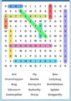 Word Search Puzzles Affiche