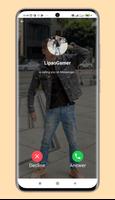 LipaoGamer Fake Call スクリーンショット 1