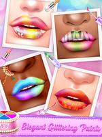 Lip Artist Salon Schminkspiele Plakat