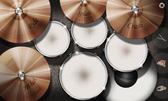 Modern A Drum Kit Affiche