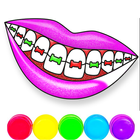 Glitter Lips Coloring Game icon