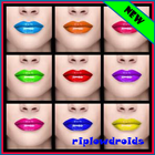 lipstick color ideas آئیکن