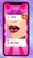 Lip Art Makeup Beauty Game capture d'écran 1