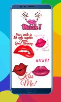 Lips Kissing Gif poster