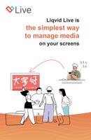 Liqvid Digital Signage player poster