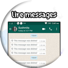 lire messages et conversation supprimer icon