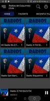 Radios de Chile Antofagasta Plakat