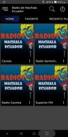 Radio de Machala Ecuador Plakat