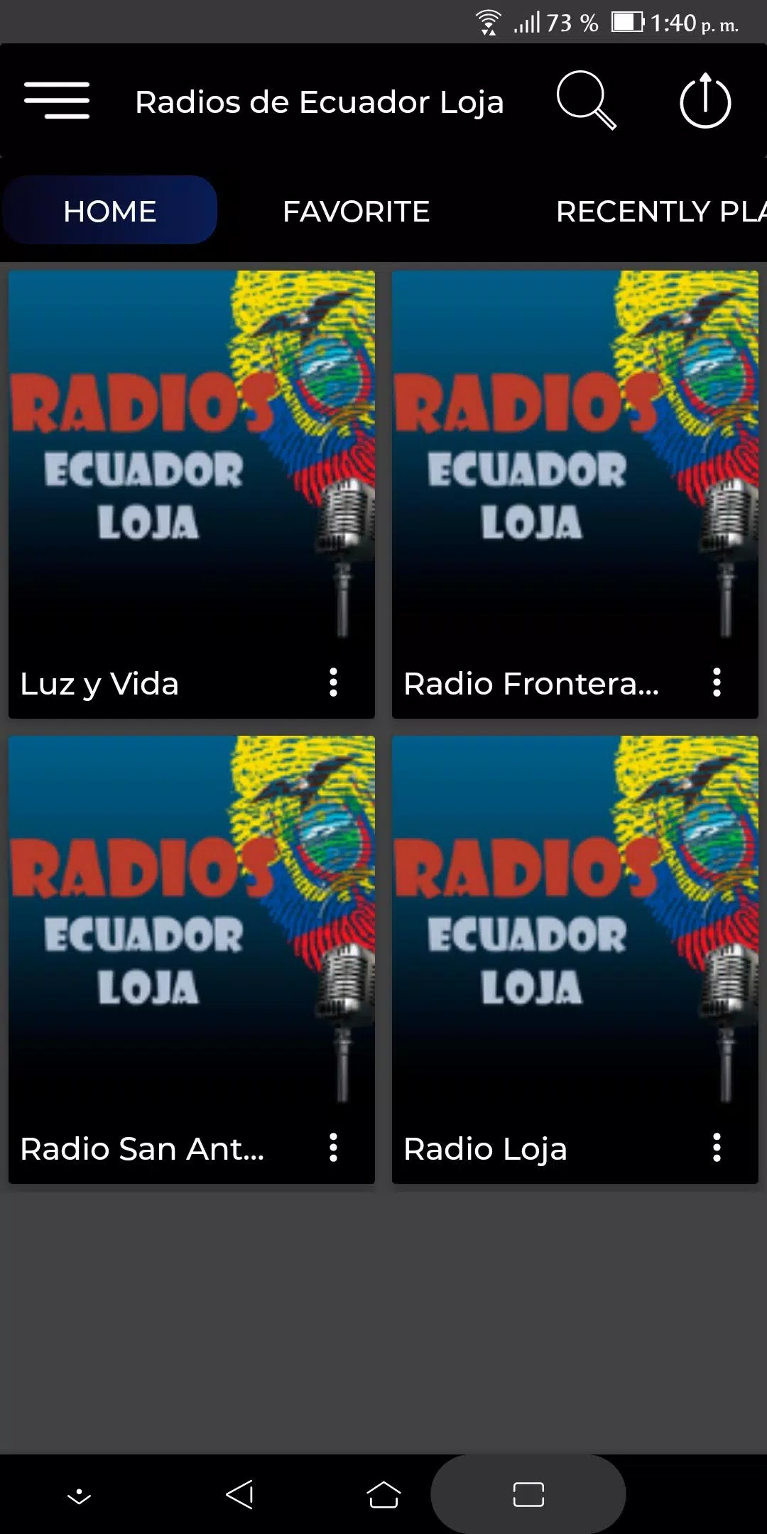 Descarga de APK de Radios de Ecuador Loja para Android