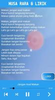Lirik Lagu Nusa dan Rara Offli স্ক্রিনশট 3