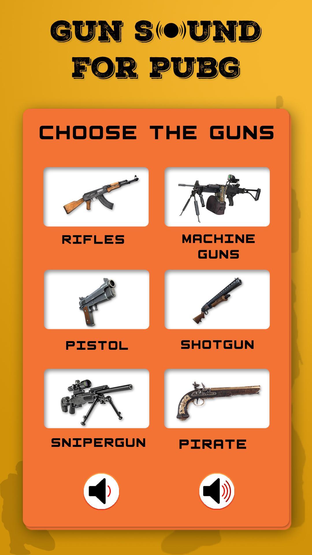 Gun Sounds Pubg Pubg Weapons For Android Apk Download