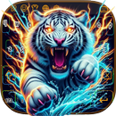 Clavier Tigre LED Néon APK
