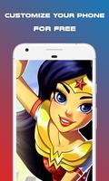 Lite Wall - Super Heros Girls fond d'écran Affiche