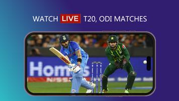 Cricket Live Streaming captura de pantalla 1