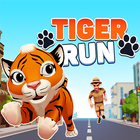 3D Tiger Run icône