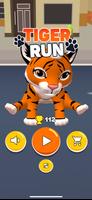 3D Tiger Run Affiche