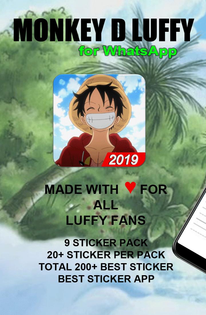 Monkey D Luffy Sticker For Wa Wastickerapps For Android Apk Download - monkey d luffy face roblox