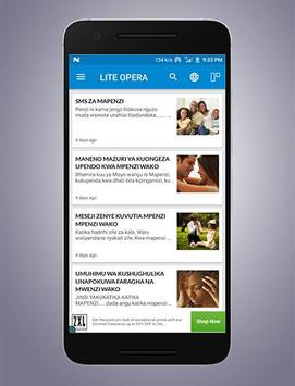 Lite Opera screenshot 2