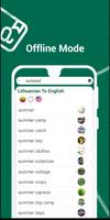 English to Lithuanian Dictionary - Learn English Ekran Görüntüsü 2