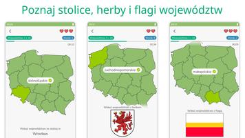Województwa: Mapa Polski Quiz capture d'écran 2