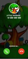 Little Treehouse Fake Call captura de pantalla 1