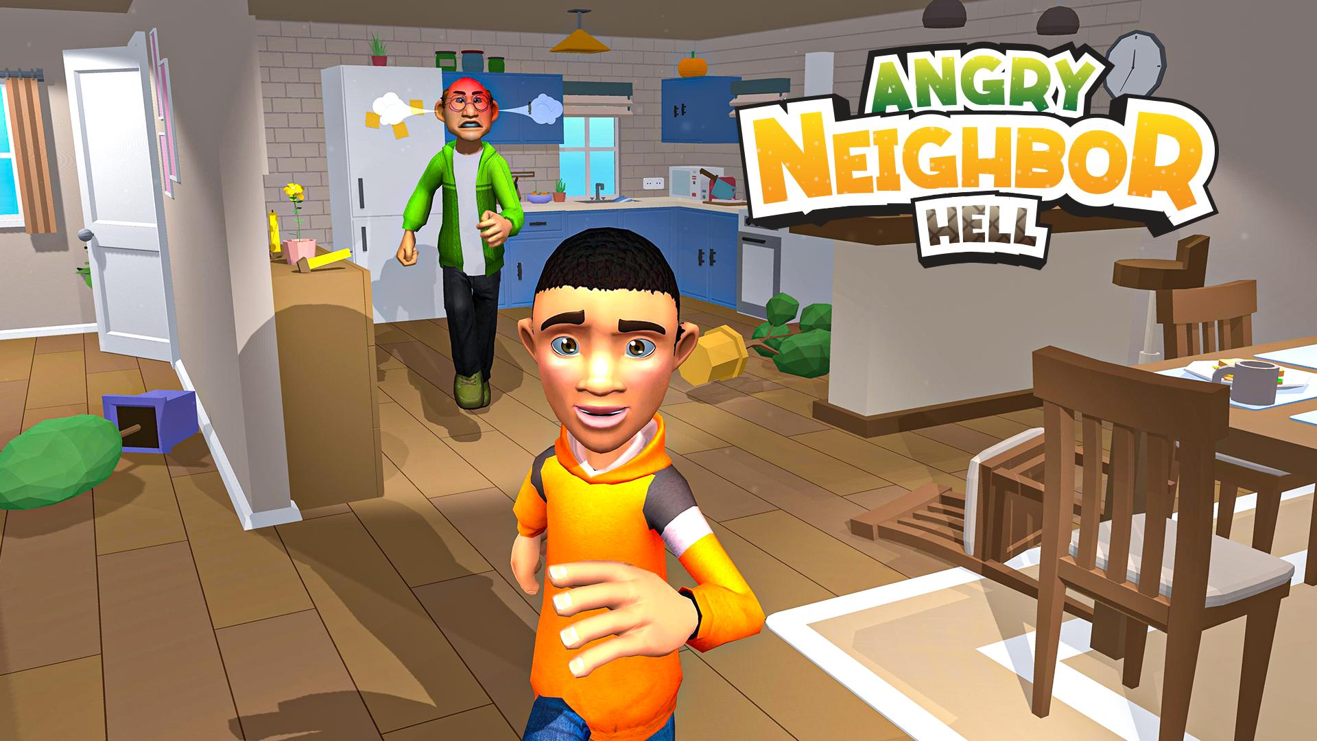 Ангри нейбор чит меню. Hellish Neighbours на андроид. Angry Neighbor from Hell.