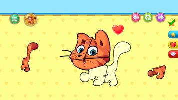 Anak-anak 2 tahun puzzle pets screenshot 1