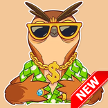 Cute Little Owl Stickers - WAStickerApps