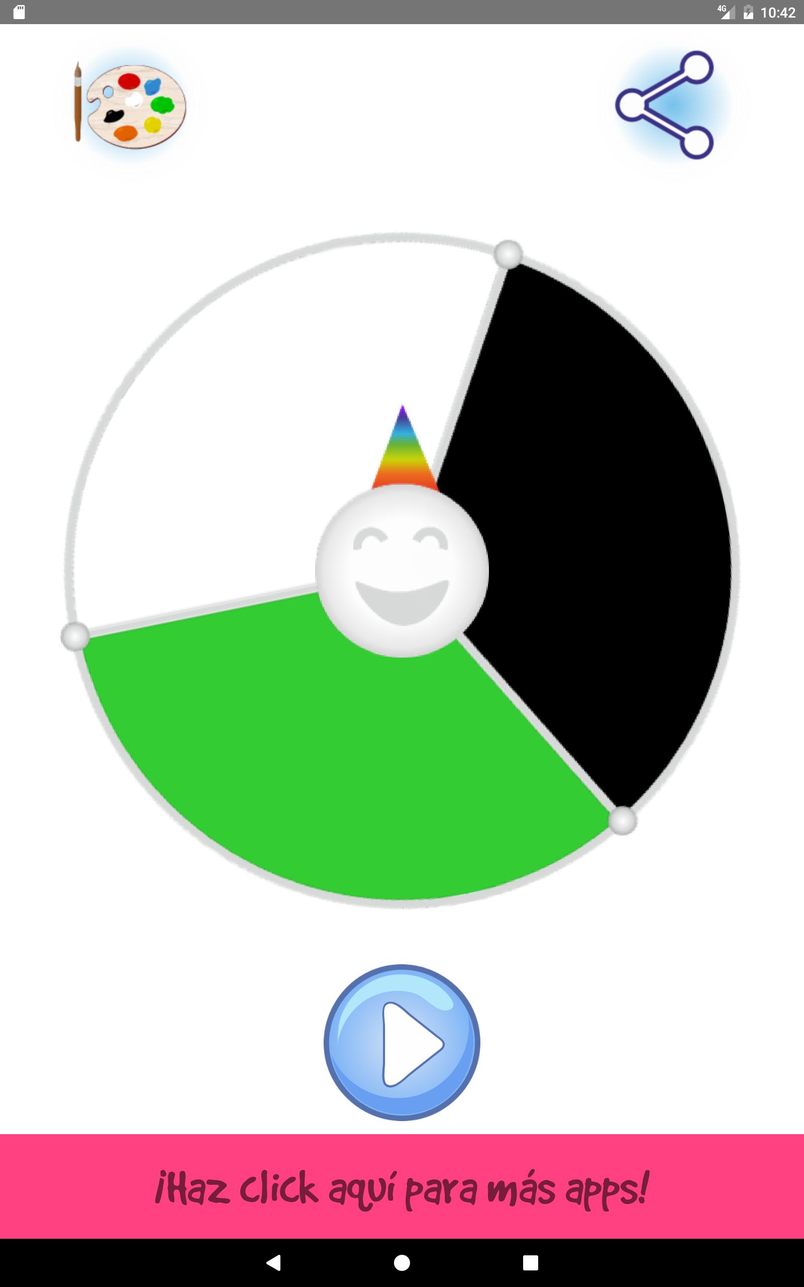 ruleta aleatoria de colores