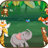Kids Learning: Animal Puzzle Game With Sounds icône