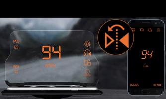 DigiHUD Speedometer: Car, bike free Odometer App poster