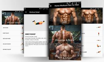 Home Workout & Bodybuilding Plan poster