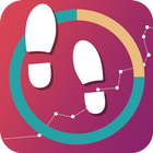 Free Pedometer:  Calorie & Step Counter App-icoon