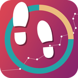آیکون‌ Free Pedometer:  Calorie & Step Counter App