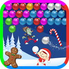 Christmas games Bubble shooter ikona