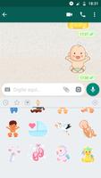 Figurinhas de bebês para WhatsApp - WAStickerApps capture d'écran 2
