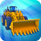 Bulldozer 3D icon