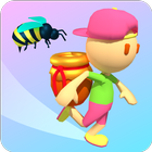 Run Honey 3D Bee Rush أيقونة
