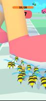 Run Honey 3D Bee Rush स्क्रीनशॉट 1