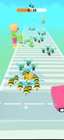 Run Honey 3D Bee Rush स्क्रीनशॉट 2