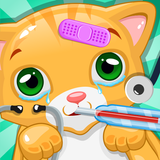 Little Cat Doctor Pet Vet Game icône